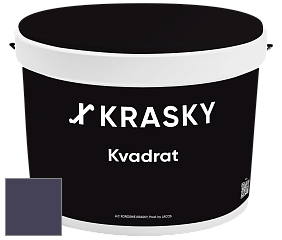 Краска X2B Kvadrat X Krasky матовая краска для потолков глубокого чёрного цвета цвет NCS S 7020-R60B 