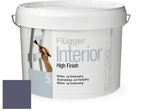 Краска Flugger Interior High Finish 5 матовая акриловая краска-грунт цвет NCS S 6020-R60B 