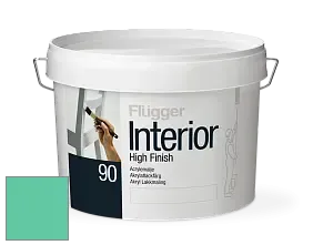Краска Flugger Interior High Finish 90 акриловая глянцевая эмаль цвет NCS S 1050-B90G 