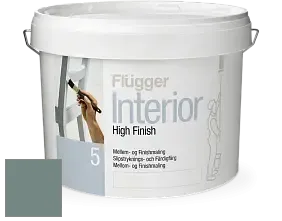 Краска Flugger Interior High Finish 5 матовая акриловая краска-грунт цвет NCS S 5010-B70G 