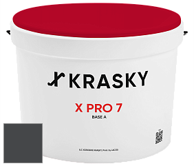 Краска X Pro 7 X Krasky матовая краска для стен и потолков цвет NCS S 8502-B 