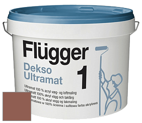 Краска Flugger Dekso 1 ультраматовая краска цвет NCS S 5030-Y70R 