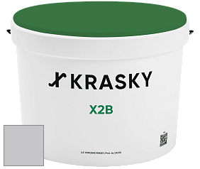 Краска X2B X Krasky глубокоматовая краска для потолков цвет NCS S 2002-R50B 