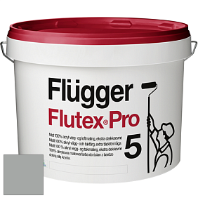 Краска Flugger Flutex Pro 5 матовая краска цвет RAL 9006 