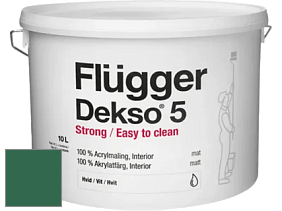 Краска Flugger Dekso 5 матовая краска цвет NCS S 5040-G 