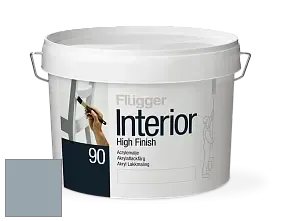 Краска Flugger Interior High Finish 90 акриловая глянцевая эмаль цвет 5524 