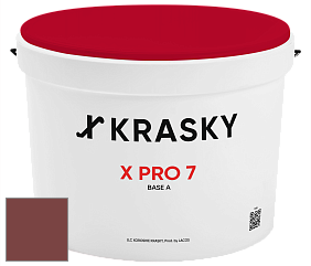 Краска X Pro 7 X Krasky матовая краска для стен и потолков цвет NCS S 5040-Y90R 