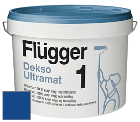Краска Flugger Dekso 1 ультраматовая краска цвет RAL 5005 
