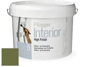 Краска Flugger Interior High Finish 5 матовая акриловая краска-грунт цвет NCS S 5040-G50Y 