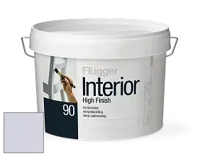 Краска Flugger Interior High Finish 90 акриловая глянцевая эмаль цвет NCS S 1010-R60B 