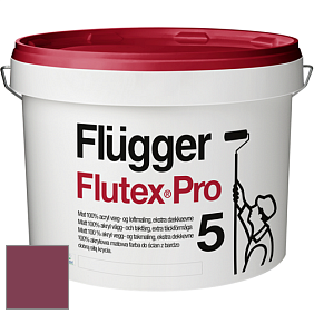 Краска Flugger Flutex Pro 5 матовая краска цвет NCS S 4050-R20B 