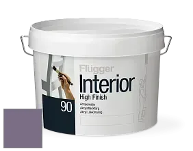 Краска Flugger Interior High Finish 90 акриловая глянцевая эмаль цвет NCS S 5020-R50B 