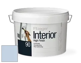 Краска Flugger Interior High Finish 90 акриловая глянцевая эмаль цвет NCS S 1015-R80B 