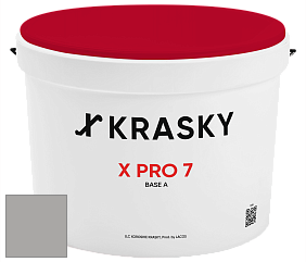 Краска X Pro 7 X Krasky матовая краска для стен и потолков цвет NCS S 3500-N 