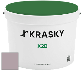 Краска X2B X Krasky глубокоматовая краска для потолков цвет NCS S 3010-R20B 