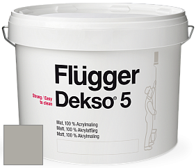 Краска Flugger Dekso 5 матовая краска цвет 5376 