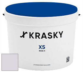 Краска X5 X Krasky матовая краска для стен и потолков цвет NCS S 1005-R50B 