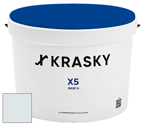 Краска X5 X Krasky матовая краска для стен и потолков цвет 5532 