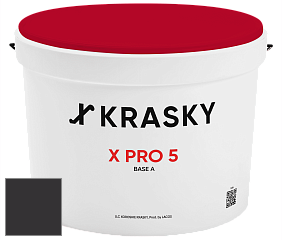 Краска X PRO 5 X Krasky матовая краска для стен и потолков цвет NO.101 