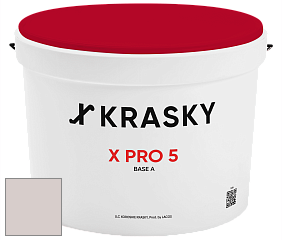 Краска X PRO 5 X Krasky матовая краска для стен и потолков цвет NCS S 1505-R 