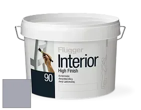 Краска Flugger Interior High Finish 90 акриловая глянцевая эмаль цвет NCS S 3010-R60B 