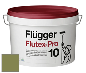 Краска Flugger Flutex Pro 10 матовая моющаяся краска цвет NCS S 4040-G50Y 