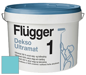 Краска Flugger Dekso 1 ультраматовая краска цвет NCS S 1040-B20G 