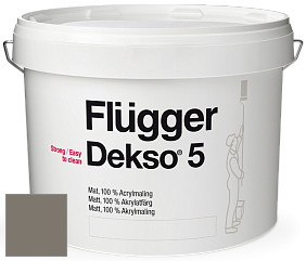Краска Flugger Dekso 5 матовая краска цвет 5378 