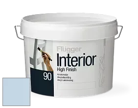 Краска Flugger Interior High Finish 90 акриловая глянцевая эмаль цвет 3472 