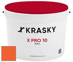 Краска X Pro 10 X Krasky матовая краска для стен и потолков цвет NCS S 0585-Y60R 