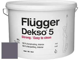 Краска Flugger Dekso 5 матовая краска цвет 5458 
