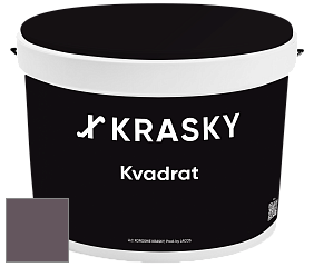Краска X2B Kvadrat X Krasky матовая краска для потолков глубокого чёрного цвета цвет NCS S 7010-R30B 