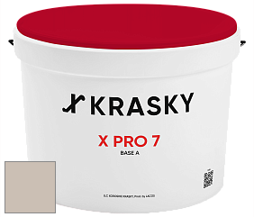 Краска X Pro 7 X Krasky матовая краска для стен и потолков цвет NCS S 2005-Y50R 