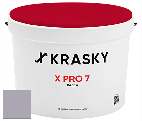Краска X Pro 7 X Krasky матовая краска для стен и потолков цвет 5455 
