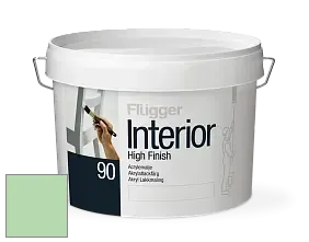 Краска Flugger Interior High Finish 90 акриловая глянцевая эмаль цвет RAL 6019 