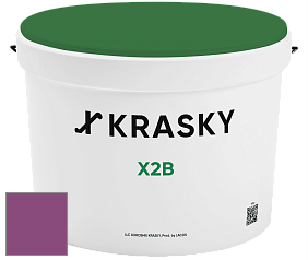 Краска X2B X Krasky глубокоматовая краска для потолков цвет NCS S 3055-R40B 