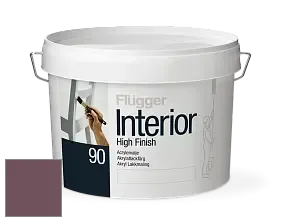 Краска Flugger Interior High Finish 90 акриловая глянцевая эмаль цвет NCS S 6020-R20B 