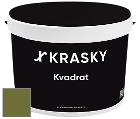 Краска X2B Kvadrat X Krasky матовая краска для потолков глубокого чёрного цвета цвет NCS S 4550-G50Y 