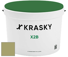Краска X2B X Krasky глубокоматовая краска для потолков цвет NCS S 3030-G60Y 
