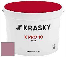 Краска X Pro 10 X Krasky матовая краска для стен и потолков цвет NCS S 3030-R20B 