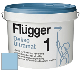 Краска Flugger Dekso 1 ультраматовая краска цвет NCS S 1030-R90B 