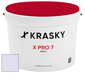Краска X Pro 7 X Krasky матовая краска для стен и потолков цвет 3442 