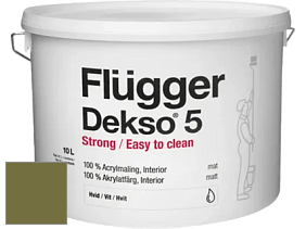 Краска Flugger Dekso 5 матовая краска цвет NCS S 5040-G60Y 
