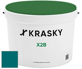 Краска X2B X Krasky глубокоматовая краска для потолков цвет NCS S 4550-B30G 