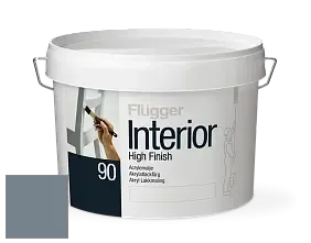 Краска Flugger Interior High Finish 90 акриловая глянцевая эмаль цвет NCS S 5010-R90B 