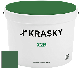 Краска X2B X Krasky глубокоматовая краска для потолков цвет NCS S 5040-G10Y 