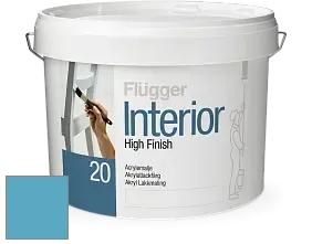 Краска Flugger Interior High Finish 20 акриловая полуматовая эмаль цвет 2486 