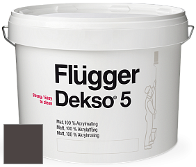 Краска Flugger Dekso 5 матовая краска цвет 5488 
