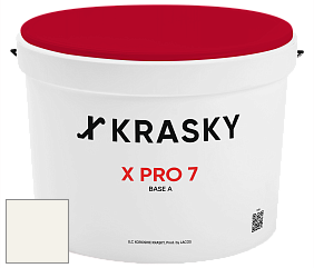 Краска X Pro 7 X Krasky матовая краска для стен и потолков цвет 4311 