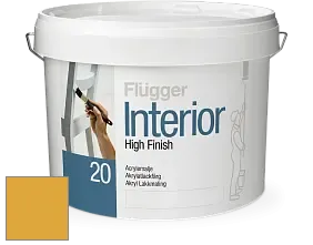 Краска Flugger Interior High Finish 20 акриловая полуматовая эмаль цвет 2338 